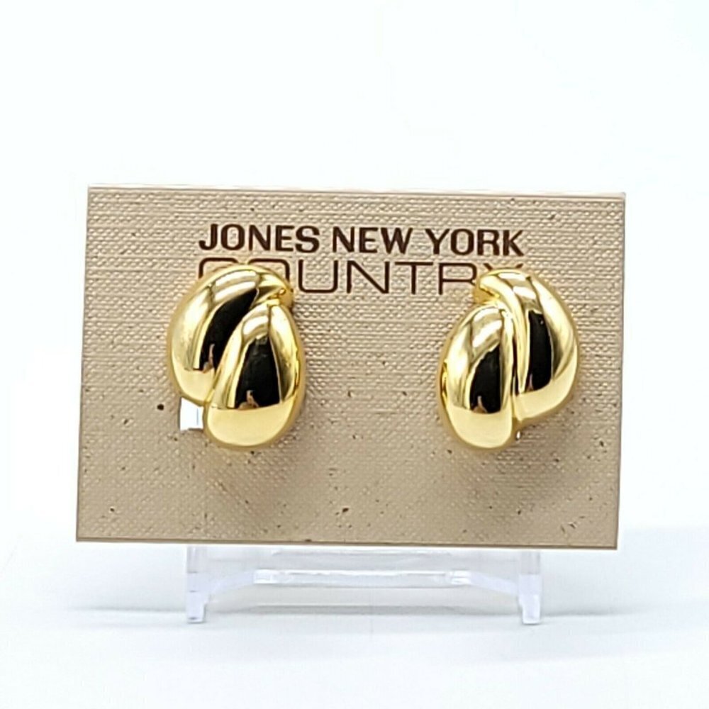 Jones New York Country Couture Clip On Earrings